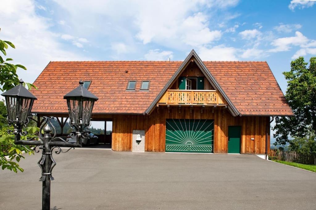 Chalet-Suedsteiermark - Traumhafte Aussicht, Infinity Pool, Privatsphaere, Klima Und De-Luxe Ausstattung Schwanberg エクステリア 写真