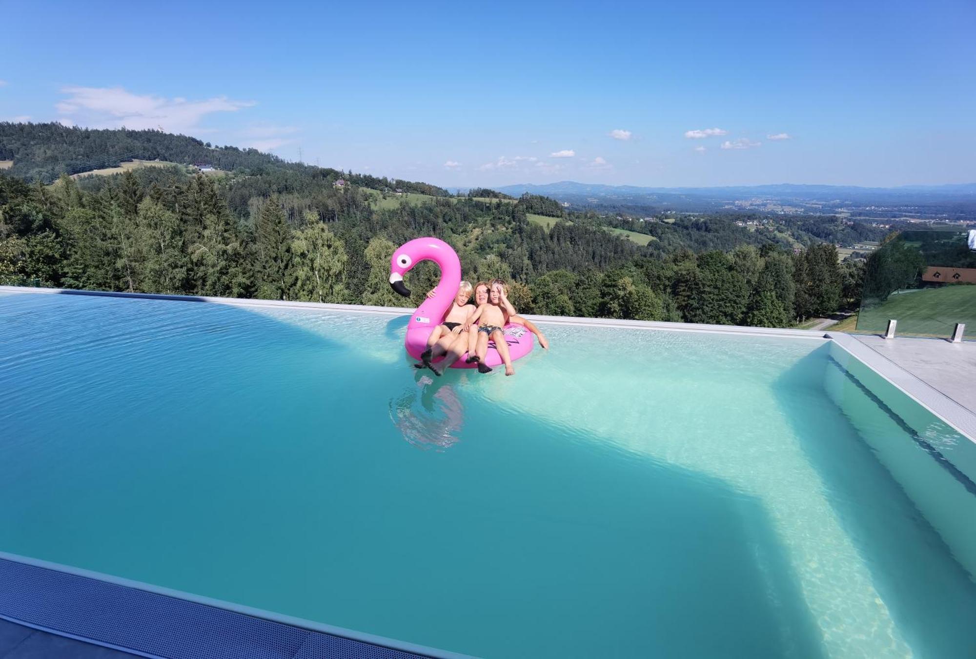 Chalet-Suedsteiermark - Traumhafte Aussicht, Infinity Pool, Privatsphaere, Klima Und De-Luxe Ausstattung Schwanberg エクステリア 写真